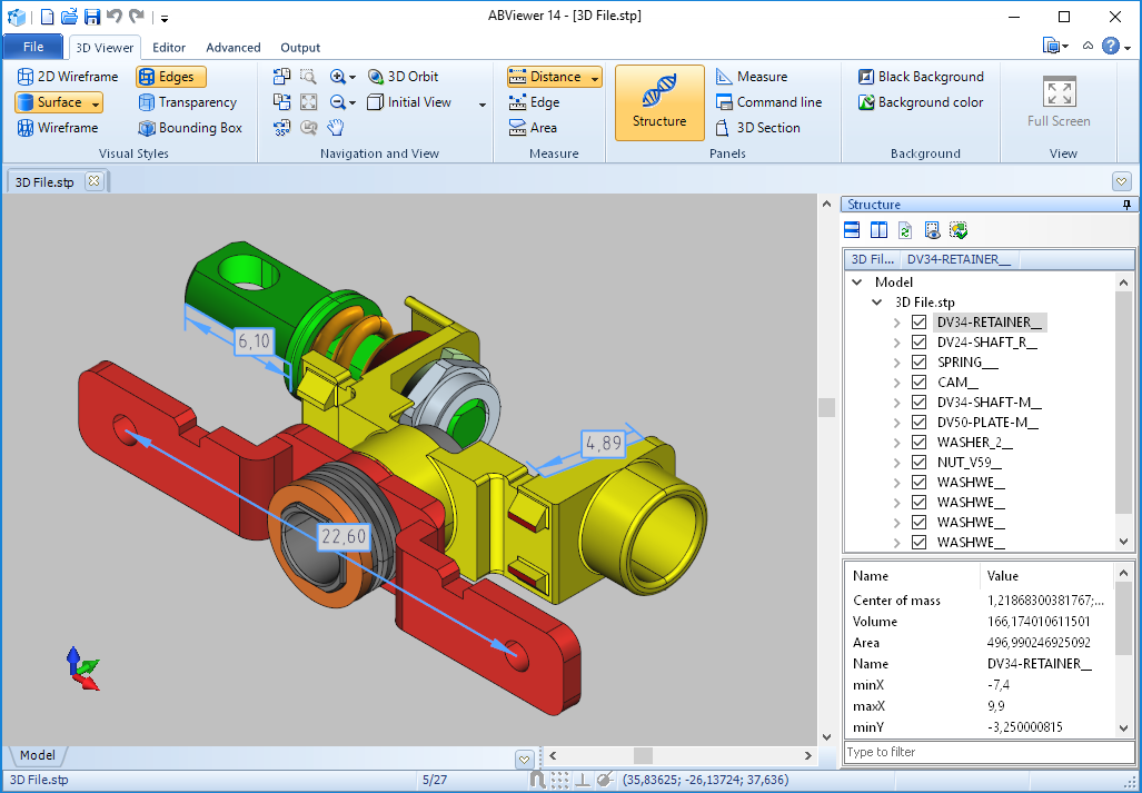 3D 彩色模型查看